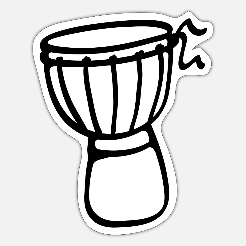djembe-afrikaanse-drum-hand-trommel-sticker
